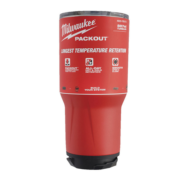 Milwaukee Power Tools, , Milwaukee Packout Tumbler 887ml