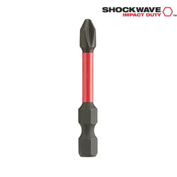 Milwaukee PH2 50 mm Shockwave 2 Bits 10 pack