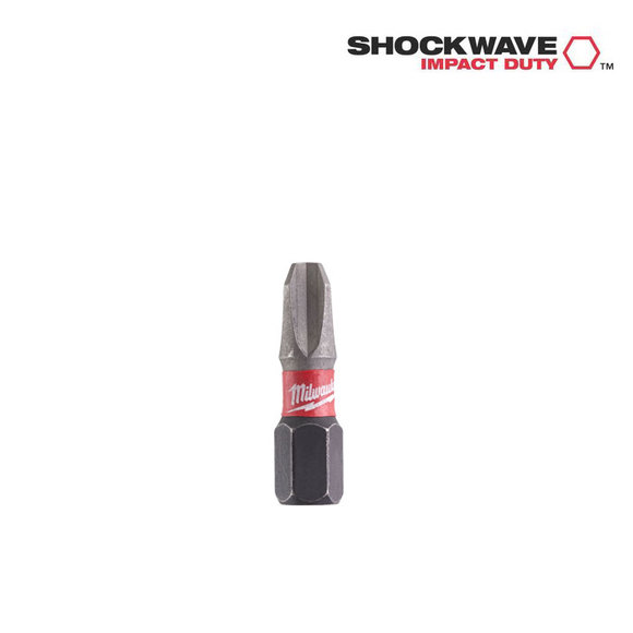 Milwaukee Power Tools, Milwaukee PH3 25 mm Shockwave 3 Bit