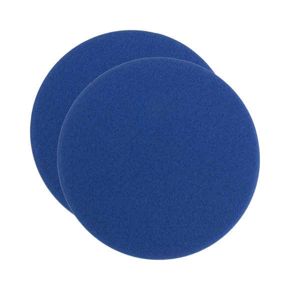 Milwaukee Power Tools, Milwaukee Polishing Pad Blue Ultra Fine 140 x 20mm - 2pcs