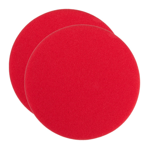 Milwaukee Power Tools, Milwaukee Polishing Pad Red Coarse 160 x 20mm - 2pcs