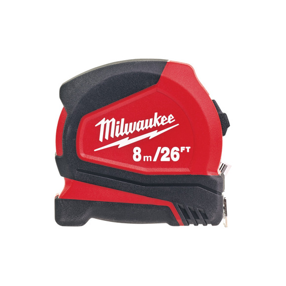 Milwaukee Power Tools, Milwaukee Pro Compact 8m-26ft Tape Measure