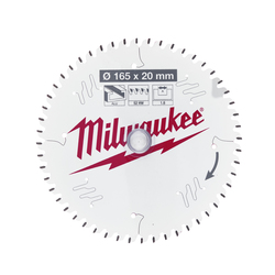 Milwaukee PTFE Coated Circular Saw Blade 165 x 20Ømm 52 Teeth