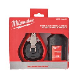 Milwaukee Red Fine Line Chalk Line & Chalk 