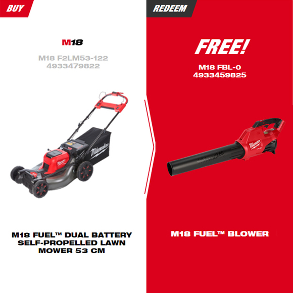 Milwaukee REDEMPTION M18F2LM53122 Dual Battery Selfpropelled Lawn Mower