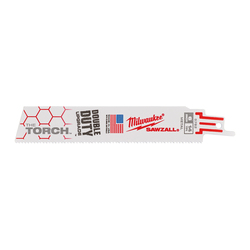 Milwaukee Sawzall Torch 14 Tpi 150mm Recip Saw Blade - 5 pcs  