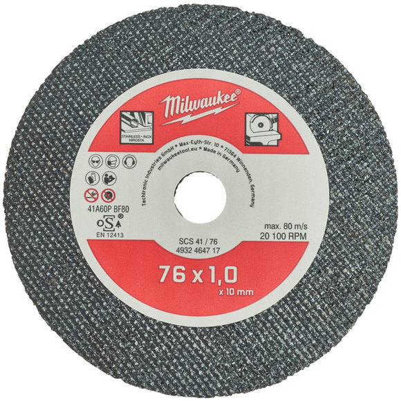 Milwaukee Power Tools, Milwaukee SCS41/76 Abrasive Wheel