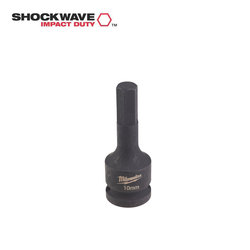 Milwaukee SHOCKWAVE 1/2" Drive - HEX 10 mm Socket 