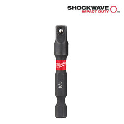 Milwaukee SHOCKWAVE 1/4" HEX To 1/4" Square Drive 