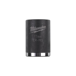 Milwaukee SHOCKWAVE 17 mm 3/8" Short Impact Socket 