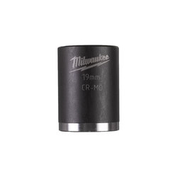 Milwaukee SHOCKWAVE 19 mm 3/8" Short Impact Socket 