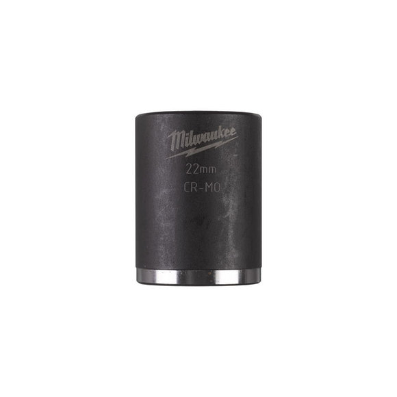 Milwaukee Power Tools, Milwaukee SHOCKWAVE 22 mm 1/2" Short Impact Socket
