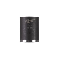 Milwaukee SHOCKWAVE 22 mm 1/2" Short Impact Socket