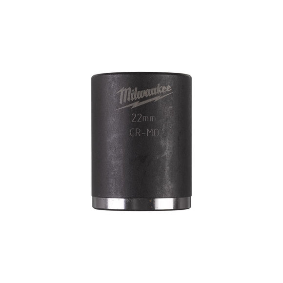 Milwaukee Power Tools, Milwaukee SHOCKWAVE 22 mm 3/8" Short Impact Socket
