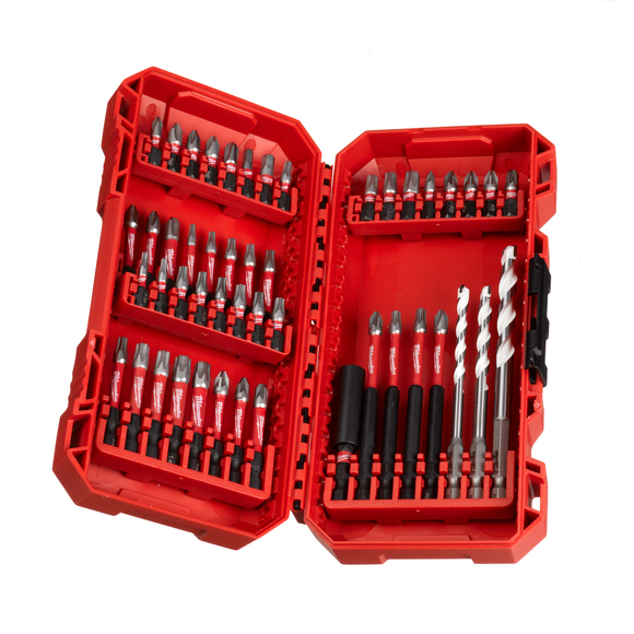 Milwaukee Power Tools, Milwaukee Shockwave Drill & Drive Bit Set - 48pcs