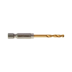 Milwaukee SHOCKWAVE HSS-G Ti RED HEX Drill Bit 3.5 mm