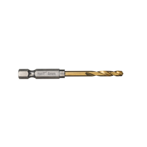 Milwaukee Power Tools, Milwaukee SHOCKWAVE HSS-G Ti RED HEX Drill Bit 4 mm