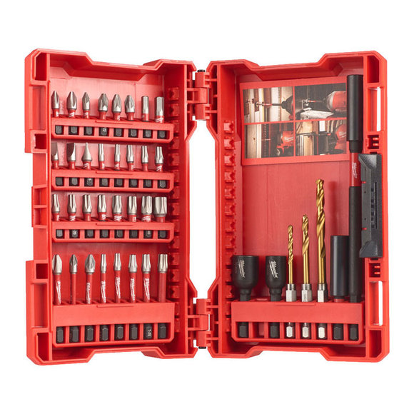 Milwaukee Power Tools, Milwaukee SHOCKWAVE Impact Duty Bit Set 39 Piece