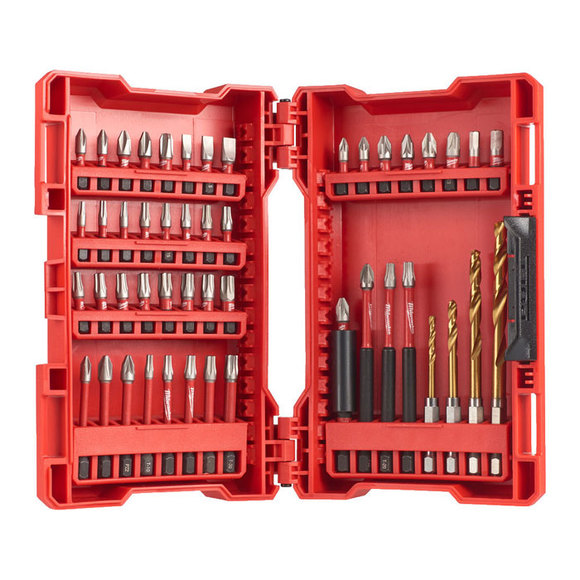 Milwaukee Power Tools, Milwaukee SHOCKWAVE Impact Duty Bit Set 49 Piece