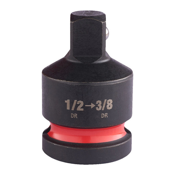 Milwaukee Power Tools, Milwaukee Shockwave Socket Adaptor 1/2 - 3/8" Square
