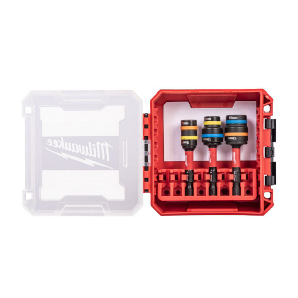 Milwaukee Power Tools, Milwaukee SHW Dual Sided Magnetic Cleanable 4 pce Nut Driver Set