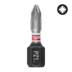 Milwaukee SHW PZ1 x 25mm Shockwave Bit 3 pcs
