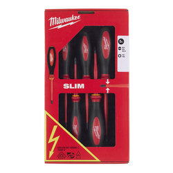 Milwaukee Slim VDE 5 Piece Screwdriver Set  