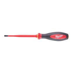 Milwaukee Slim VDE Slotted 1.0 x 5 x 125 Screwdriver 