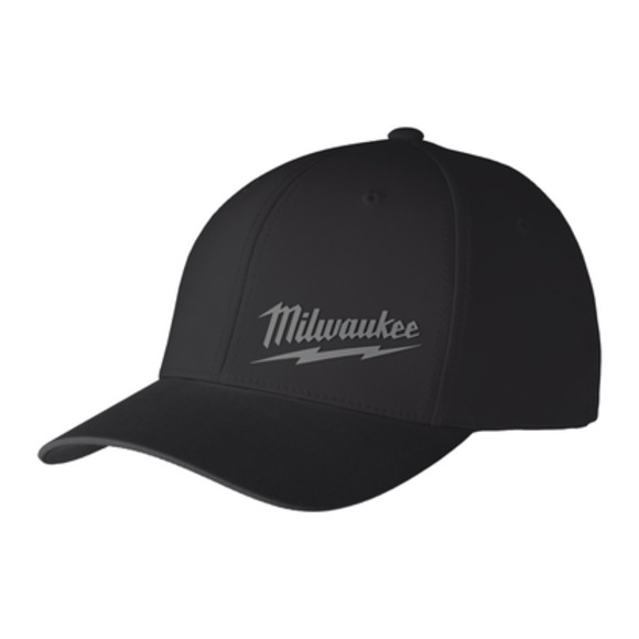 Milwaukee Power Tools, Milwaukee S/M Performance Black Baseball Cap