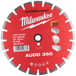 Milwaukee SPEEDCROSS AUDD 350 Diamond Blade 