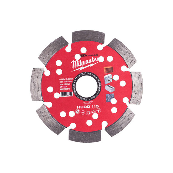 Milwaukee Power Tools, Milwaukee SPEEDCROSS HUDD 115 Diamond Blade