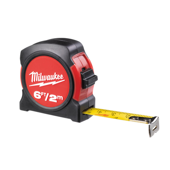 Milwaukee Power Tools, Milwaukee Tape measure NON magnetic metric / imperial 2 m / 6 ft