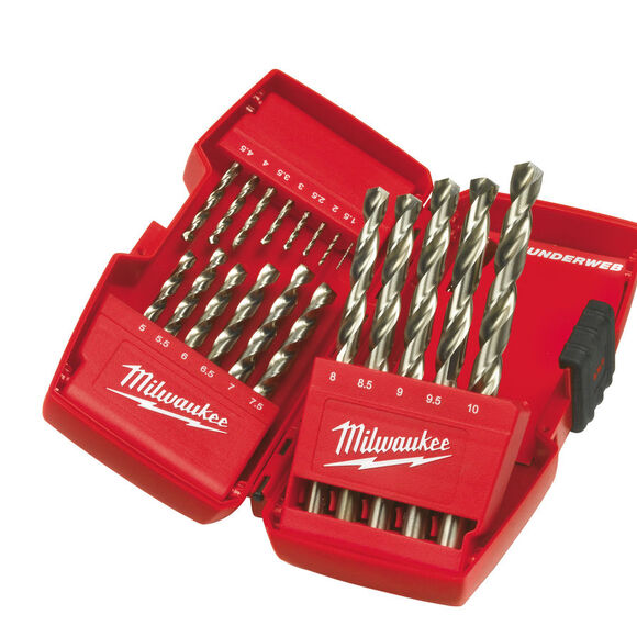 Milwaukee Power Tools, Milwaukee Thunderweb 19pc Hss set