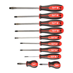 Milwaukee TRI-LOBE 10 Piece Screwdriver Set 