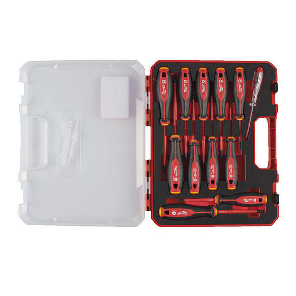 Milwaukee Power Tools, Milwaukee Tri-Lobe VDE Screwdrivers 12pcs