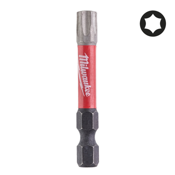 Milwaukee Power Tools, Milwaukee TX40 50 mm Shockwave 3 TORX Bit 1 Piece