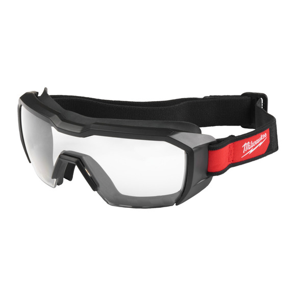 Milwaukee Power Tools, Milwaukee Vented Low Profile Clear Goggles