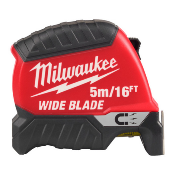 Milwaukee Power Tools, Milwaukee Wide Blade Magnetic 5m/16ft Tape Measure