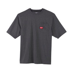 Milwaukee WTSSG Short Sleeve Work T-Shirt/Grey - Medium