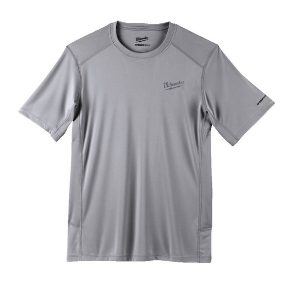 Milwaukee Power Tools, Milwaukee WWSSG Warm Weather Short Sleeve Shirt Grey Medium