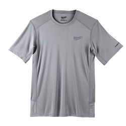 Milwaukee WWSSG Warm Weather Short Sleeve Shirt Grey Small