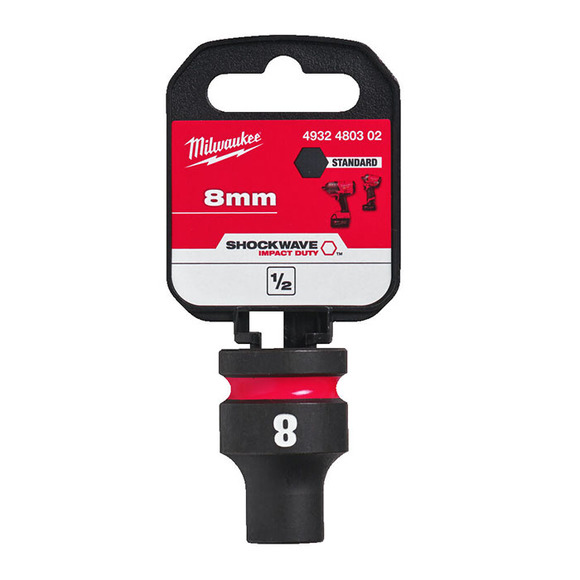Milwaukee Power Tools, Milwaukee Hex Socket ShW GEN2 1/2" STD 8mm