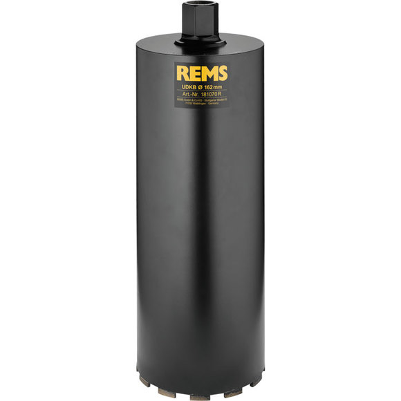 REMS Tools, REMS 162 x 420 mm Universal Diamond Core Drilling Crown