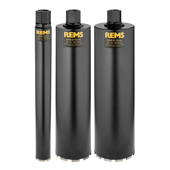 REMS Tools, REMS 52-112-132 Universal Diamond Core Drilling Crown Set