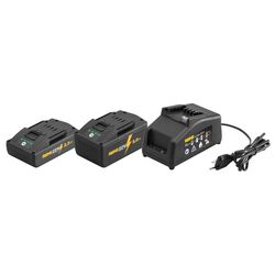 Rems 571059 Power Pack 22v 1x 2.5ah & 1 x 5ah Battery Kit