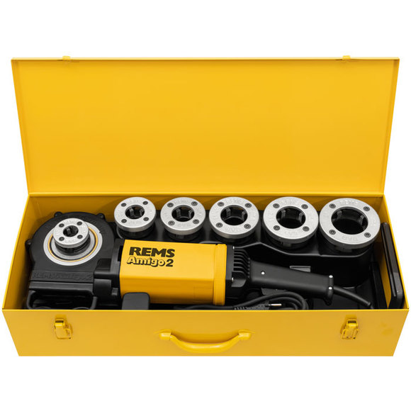 REMS Tools, , REMS Amigo 2 Set R 1/2 - 2" Electric Pipe Threader 240v