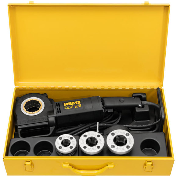 REMS Tools, , REMS Amigo E Set R 1/2 - 3/4 - 1" Electric Pipe Threader 110v