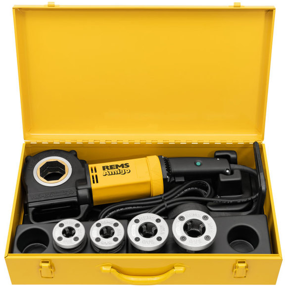 REMS Tools, , REMS Amigo Set M 16-20-25-32 mm Electric Pipe Theader 110v