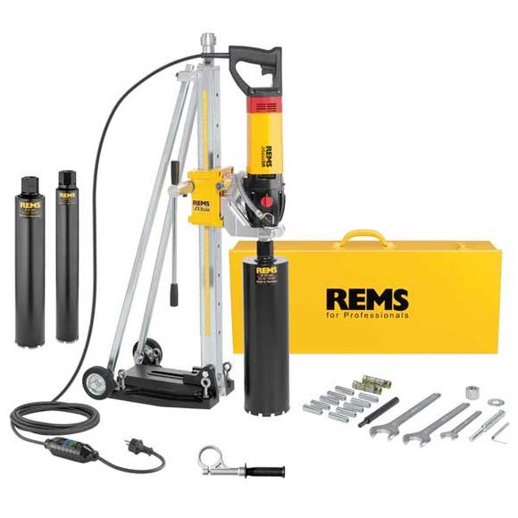 REMS Tools, REMS Picus SR Set 62-82-132 Titan Diamond Drill & Stand 110v