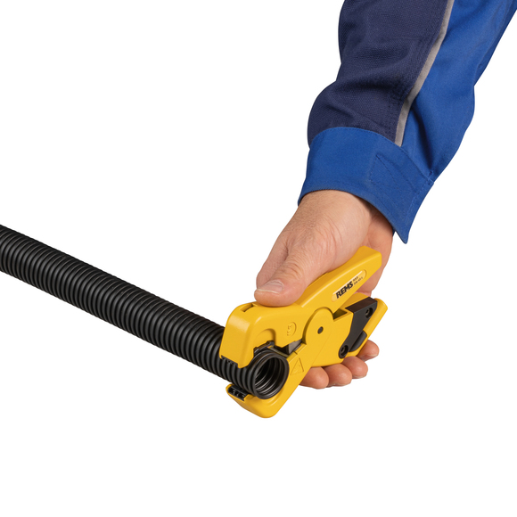 REMS Tools, , REMS RAS P/SW 45/L Manual Corrugated Plastic Pipe Cutter